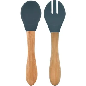 OiOi Mama Kaşığı ve Çatal Seti, Deep, Mavi