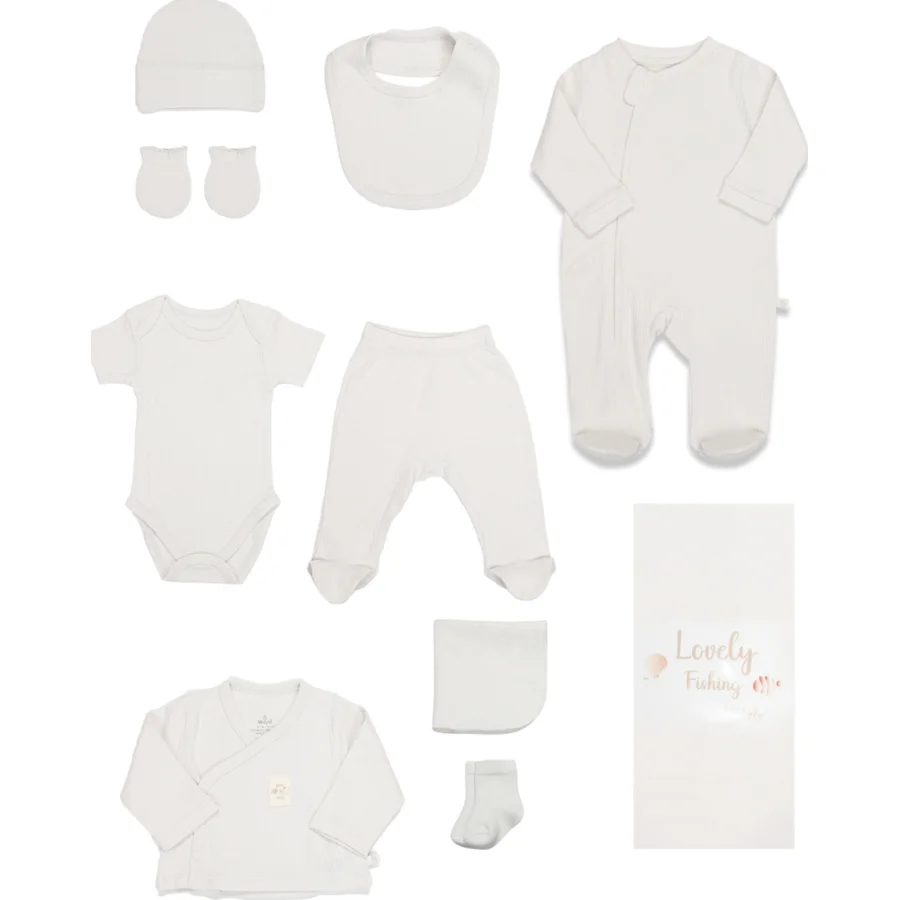 Bistyle Hastane Çıkışı Modal Lovely Fishing, 10'lu, Ekru