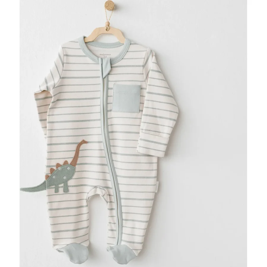 Andywawa Mummy S Snuggle Saurus Tulum, Yeşil