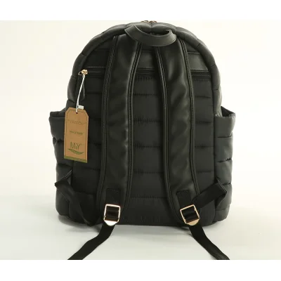 M&Y Puff Anne Bebek Bakım Sırt Çantası, Siyah