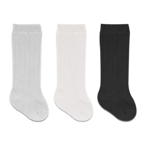 Bistyle Derby Dizaltı Çorap, 3'lü, Ekru, Gri, Siyah