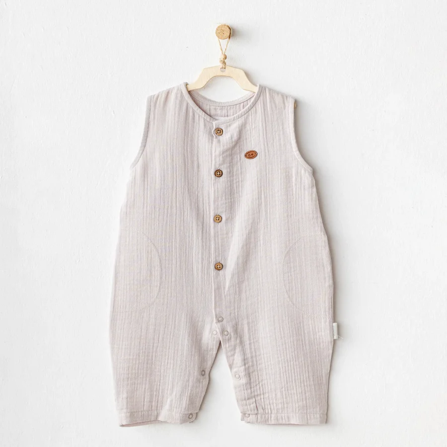 Andywawa Müslin Home Bebe Tulum, Bej