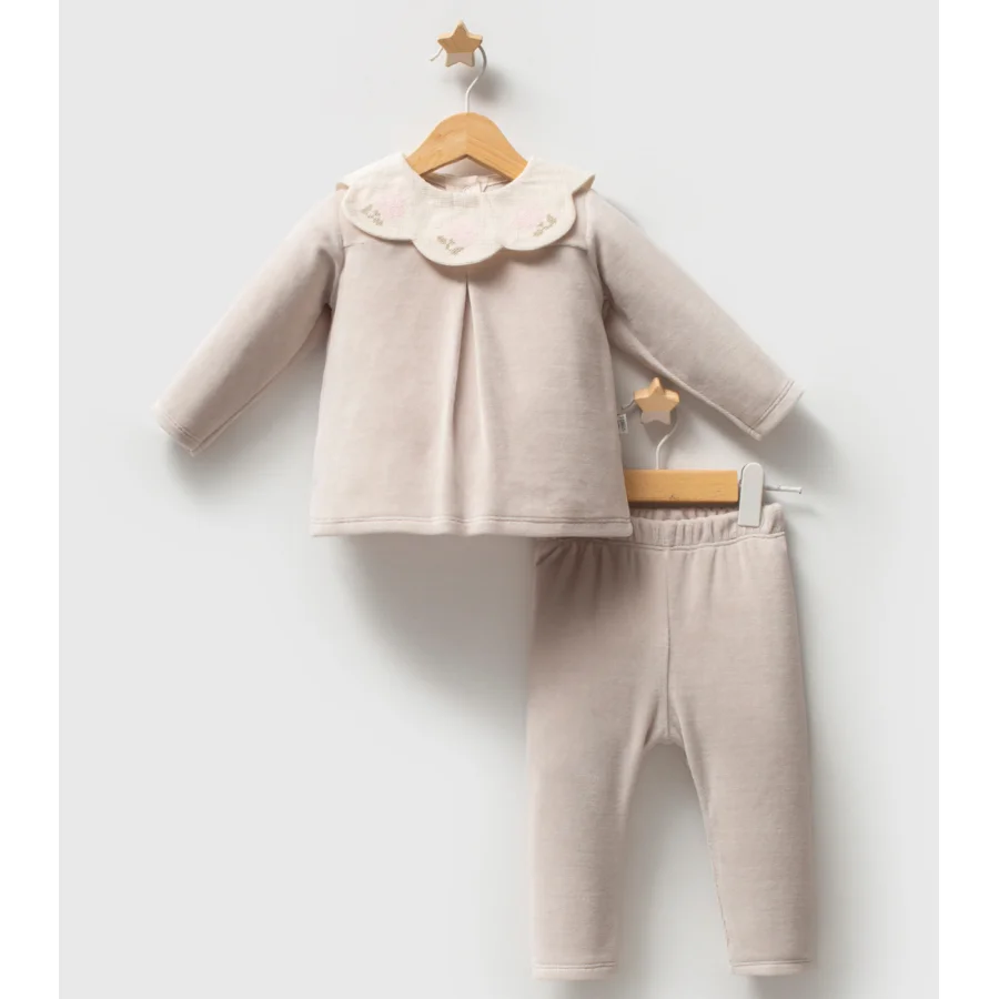 Tongs Baby Etamine 2'li Takım 5681 Gri