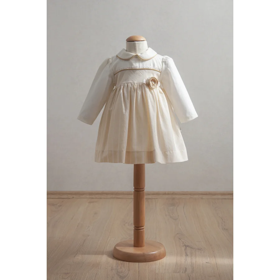 Tongs Baby Bebek Elbise 3917 Açık, Sarı