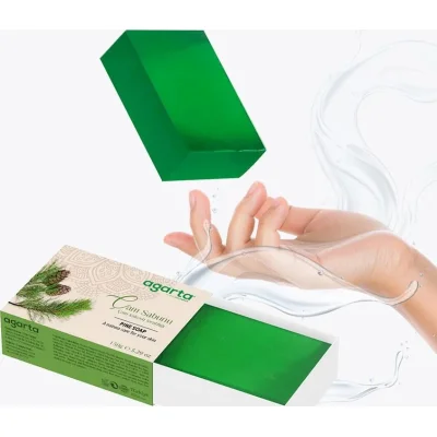 Agarta El Yapımı Güzellik Sabunu, 150 g, Çam Özlü