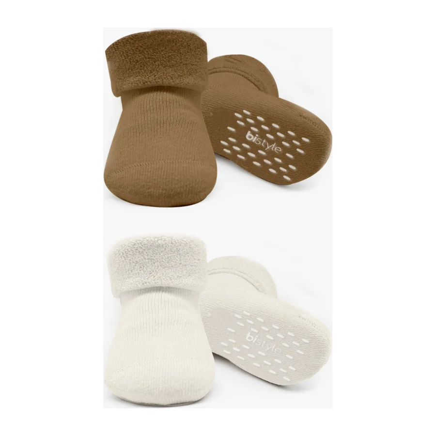 Bistyle Havlu Soket Kaymaz Basic Boy, 2'li, Kahve