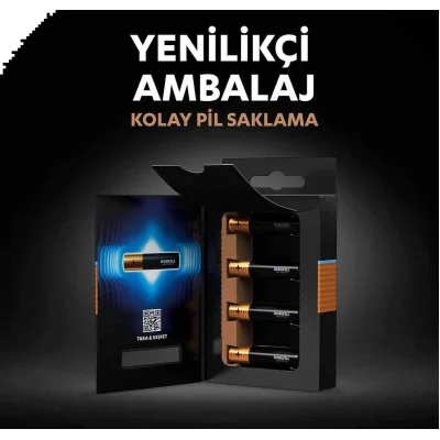 Duracell Optimum Kalem Pil, AAA, 4'lü
