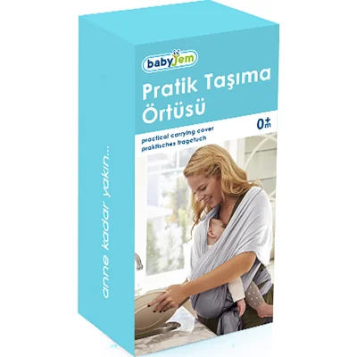 BabyJem Pratik Kanguru Syling, Gri