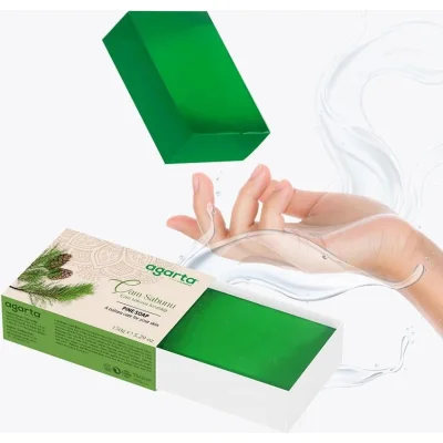 Agarta El Yapımı Güzellik Sabunu, 150 g, Çam Özlü