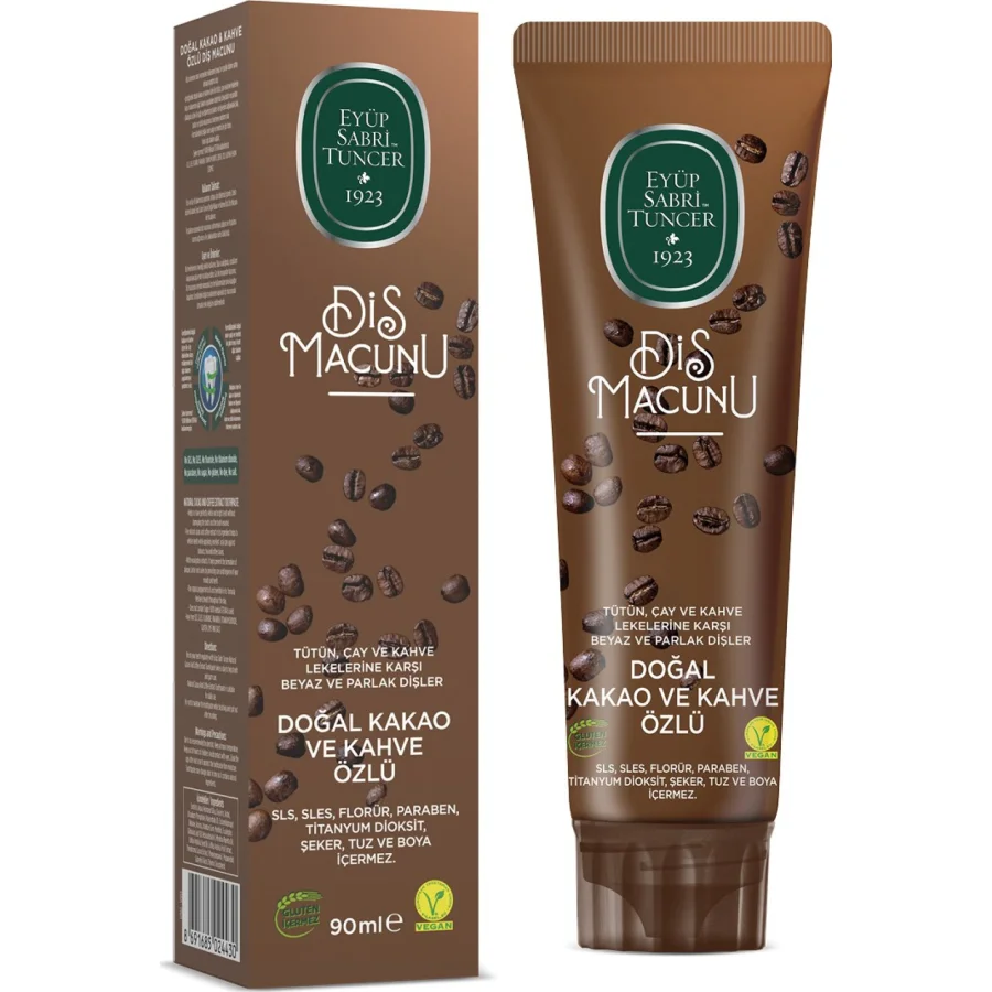 Eyüp Sabri Tuncer Doğal Diş Macunu, Kakao & Kahve Özlü, 90 g