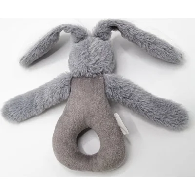 BabyJem Tutmalı Peluş, Mini Tavşan, Gri