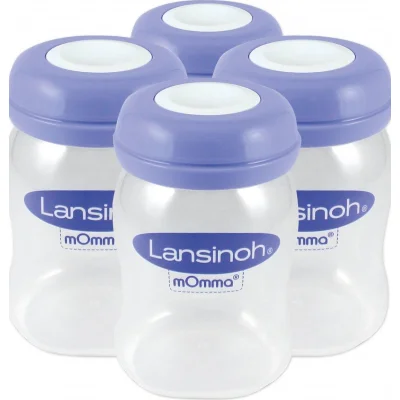 Lansinoh Anne Sütü Saklama Şişesi, 4'lü