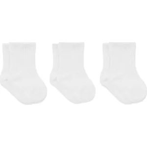 Bistyle Basic Penye Soket Çorap, 6'lı, Beyaz