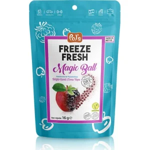 Pol’s Freeze Fresh Magic Ball, Böğürtlenli, Elma Topu, 16 g