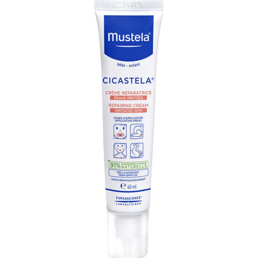 Mustela Cicastela Onarıcı Bakım Kremi, 40 ml