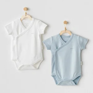 Andywawa Cuddly Bunny Bear Zıbın Badi, 2'li, Ekru, Mavi