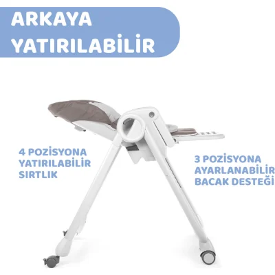 Chicco Polly Magic Mama Sandalyesi, Kahverengi