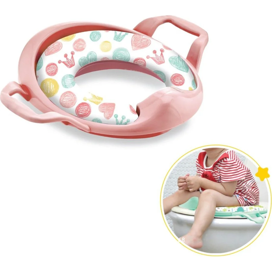 BabyJem Mega Klozet Adaptörü, Soft Pembe