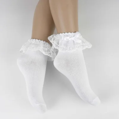 Katamino Ada Aks. Soket Çorap, Beyaz
