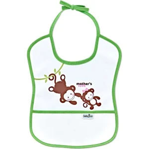 BabyJem Poli Muşamba Küçük Mama Önlüğü, Yeşil