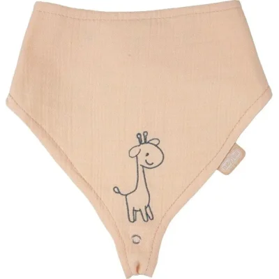 BabyJem Emzik Askılı Müslin Önlük, Somon