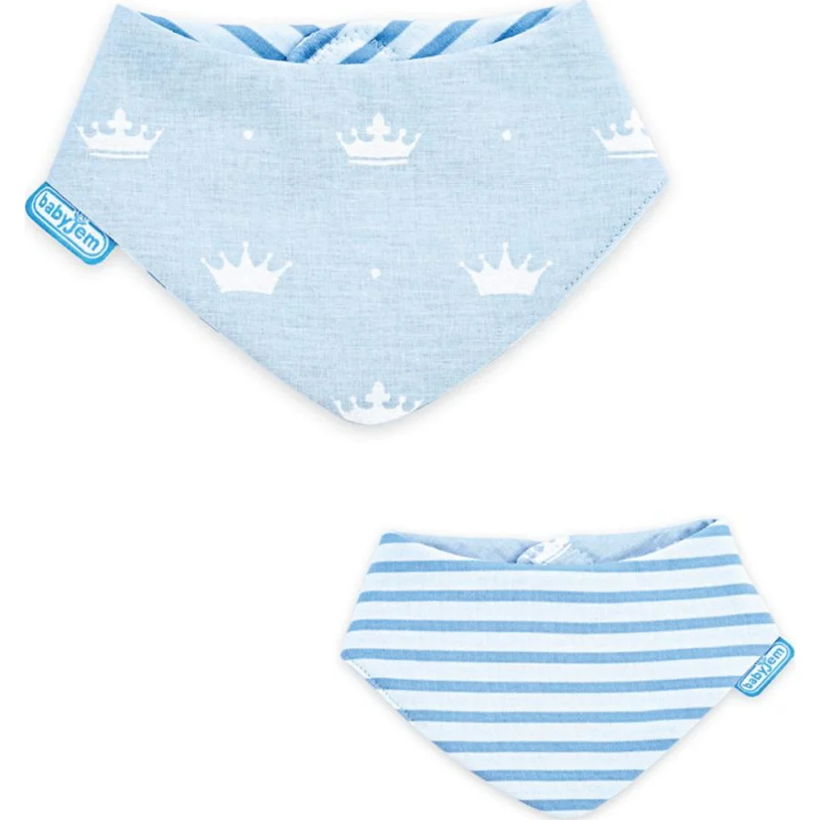 BabyJem Yenidoğan Fular Önlük, Mavi