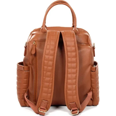 M&Y Kitty Deri Anne Bebek Bakım Sırt Çantası, Taba