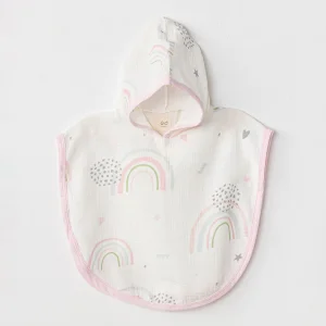 Andywawa Müslin Have A Nice Day Bebek Panço Pink, Beyaz