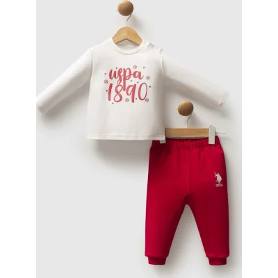 U.S. Polo Assn Takım, 3'lü, Kırmızı