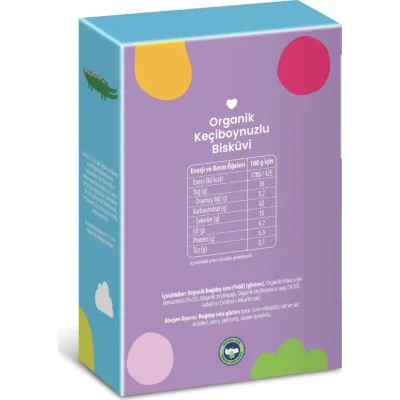 Wefood Organik Kids Keçiboynuzlu Bisküvi, 55 g