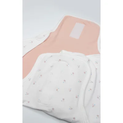 Bistyle Grow in Love Bel Destekli Kundak, Pembe, Ekru