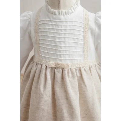 Tongs Baby Bebek Elbise 3921 Bej