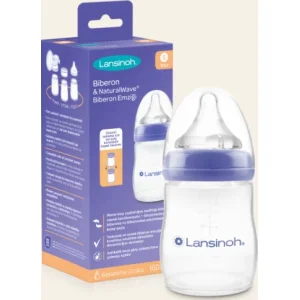 Lansinoh Biberon Natural Wawe Biberon Emziği, 160 ml