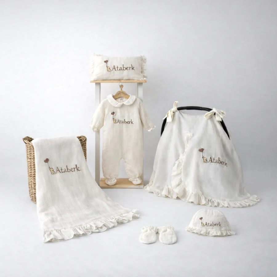 AINO Müslin Hastane Çıkışı Seti, 6’lı