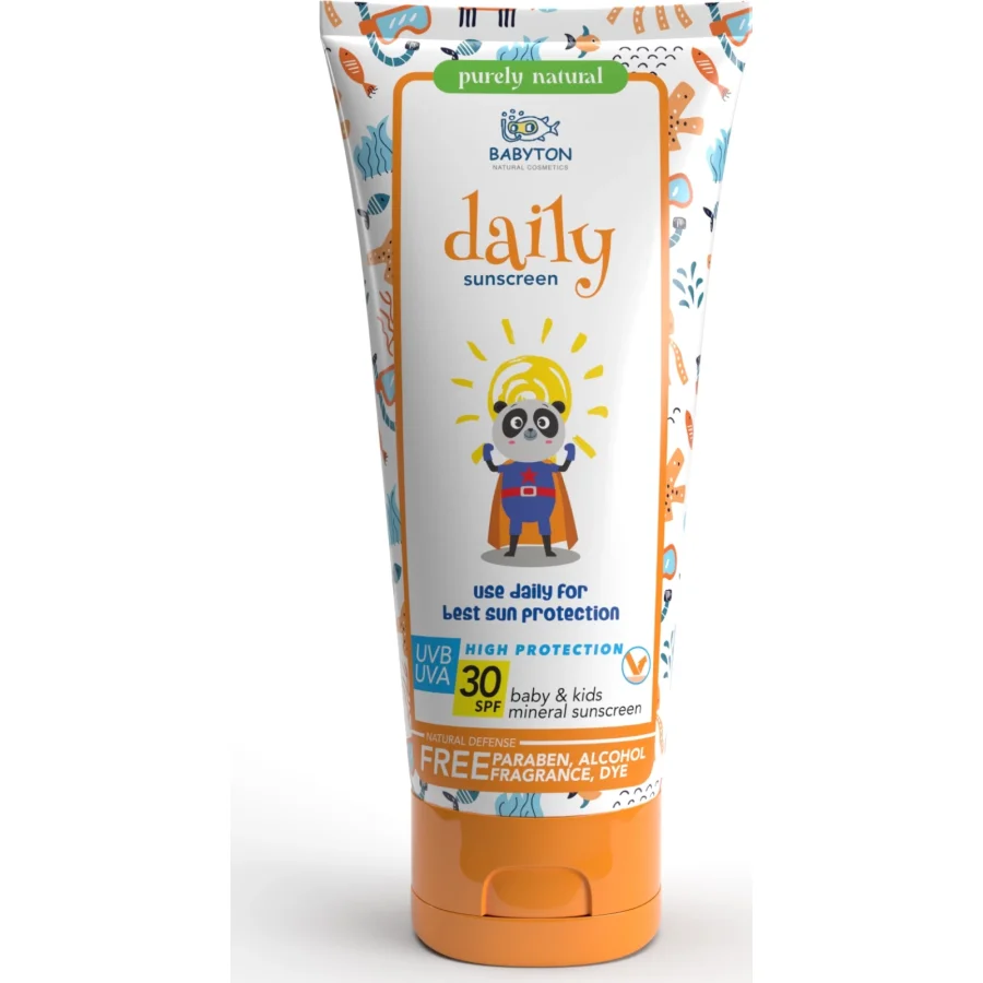 Babyton Bebek ve Çocuklar İçin Günlük Güneş Koruyucu Krem, 50 ml
