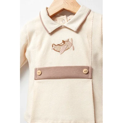 Tongs Baby Airplane Zıbın Takım 5235 Kahverengi