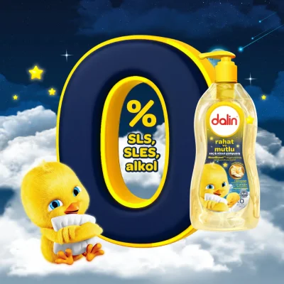 Dalin Rahat ve Mutlu Bebek Şampuanı, 700 ml