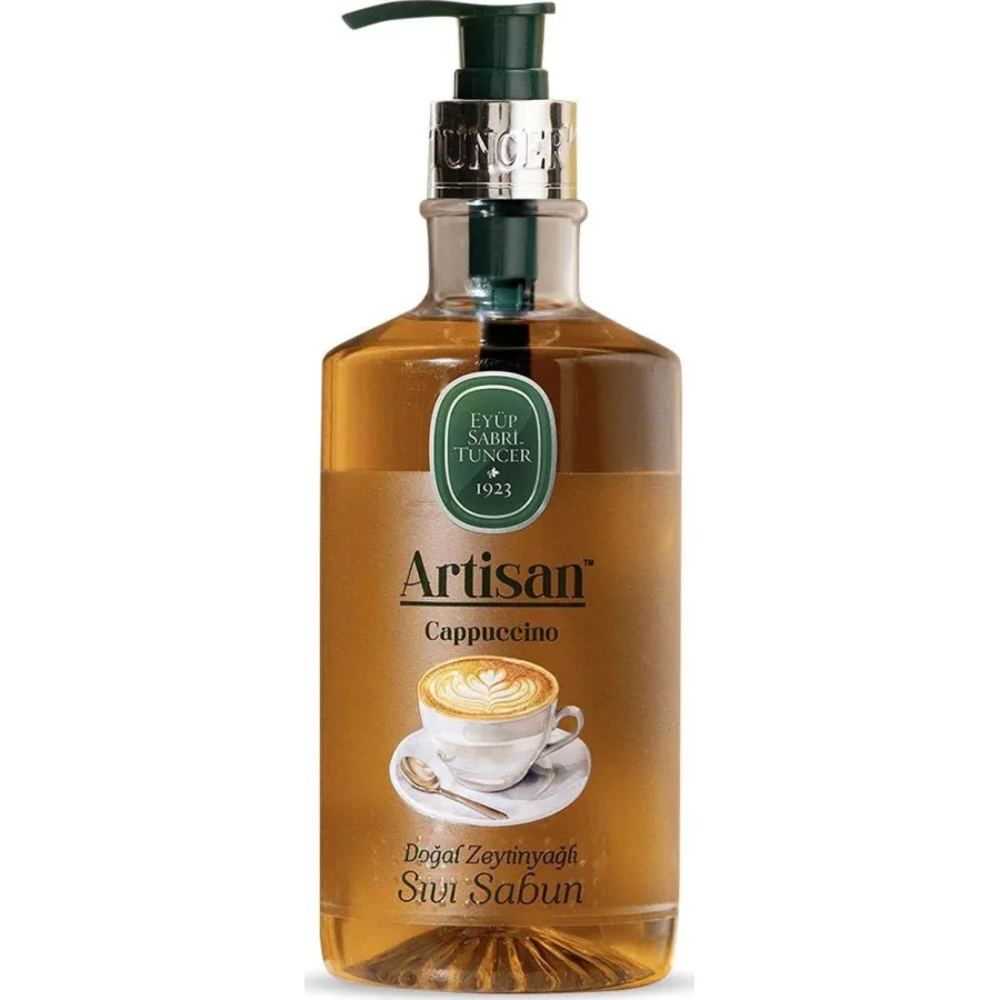 Eyüp Sabri Tuncer Artisan Doğal Zeytinyağlı Sıvı Sabun, 600 ml, Cappuccino
