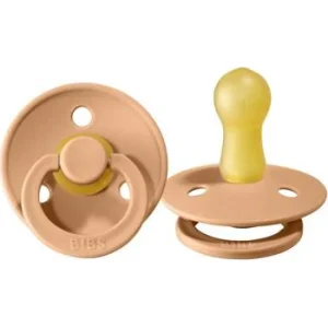 Bibs Colour Kauçuk Emzik, 6-18 Ay, Peach