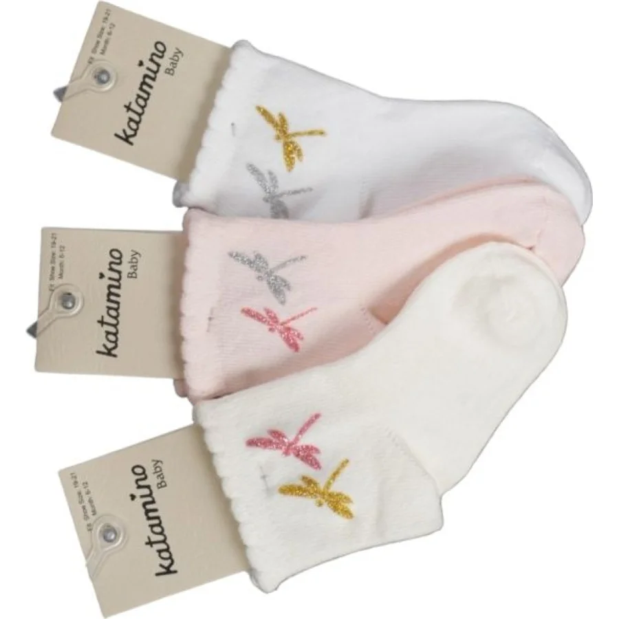 Katamino Tony Aks Kız Bebek Soket Çorap, Asorti