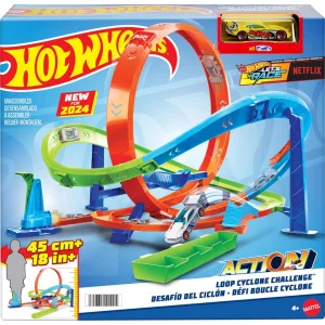Hot Wheels Bumerang Çemberli Yarış Pisti