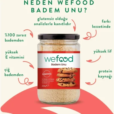 Wefood Badem Unu, 250 g
