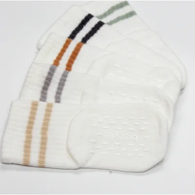 Bistyle 5'Li Penye Kaymaz Çember Soket Çorap 10122 Ekru