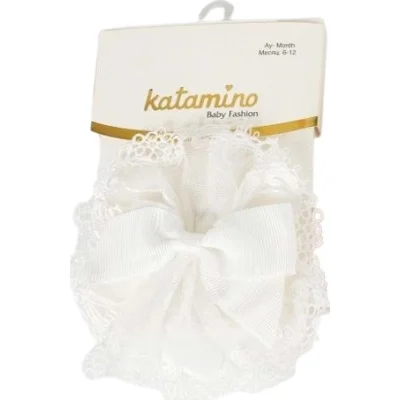 Katamino Kurdele Popo Aks. Kız Bebek Külotlu Çorap K32071 Asorti