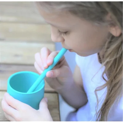 OiOi Silikon Mini Bardak, Pinky Pink