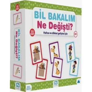 Games Bil Bakalım Ne Değişti? Hafıza ve Dikkat Gelişim Kartı, 55 Kart