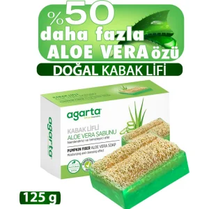 Agarta Kabak Lifli Aloe Vera Sabunu, 125 g