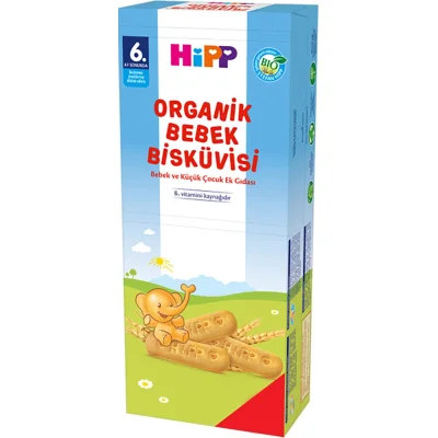 Hipp Organik Bebek Bisküvisi, 180 g