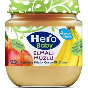 Hero Baby Elmalı Muzlu Kavonoz Mama 125 Gr