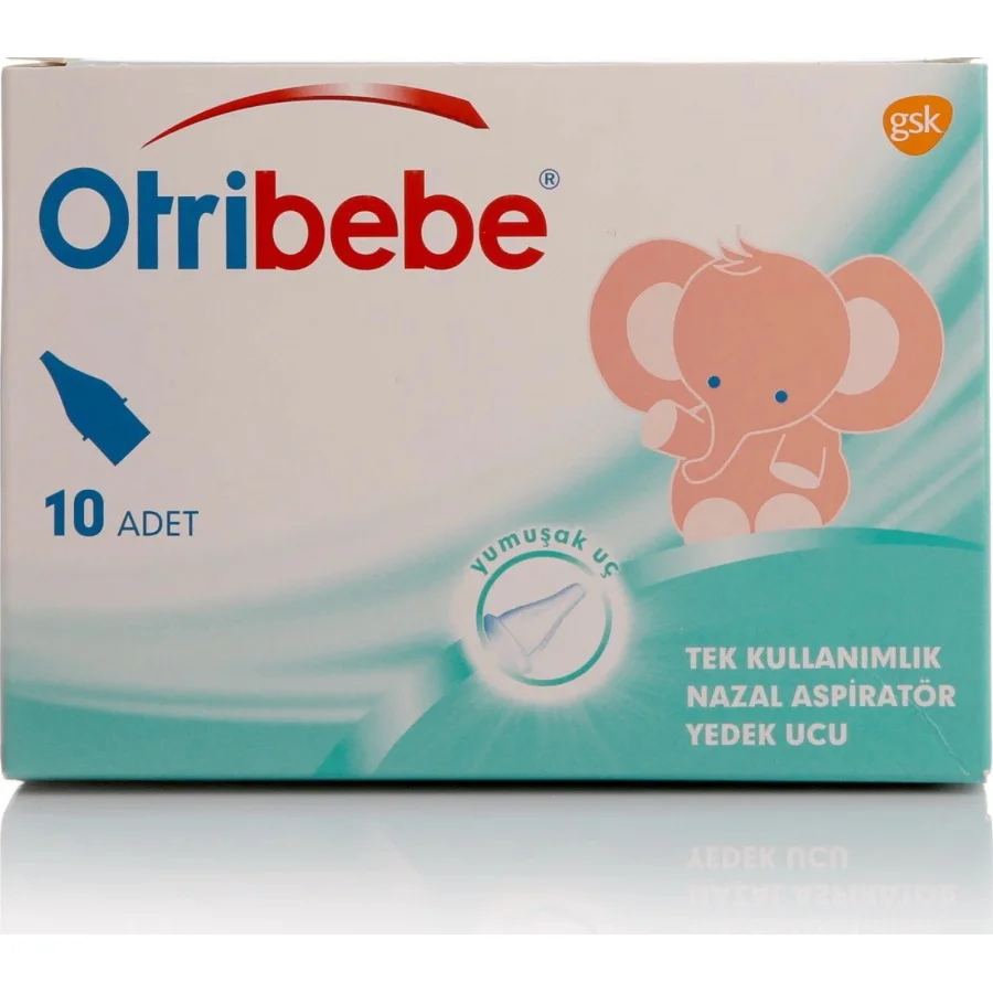 Otribebe Nazal Aspiratör Yedek Ucu, 10 Adet